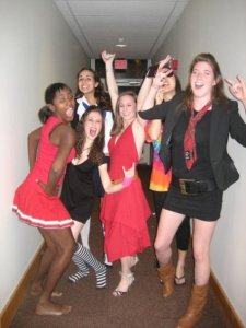 Currier welcomed our tradition of epic themed parties. Here you can see our High School Stereotypes party